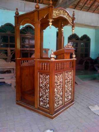 Mimbar Masjid Jati Ukir Jepara | Harga | Jual | Murah | Mewah | Elegan | Terbaru | Mebel Jepara | Furniture Jepara